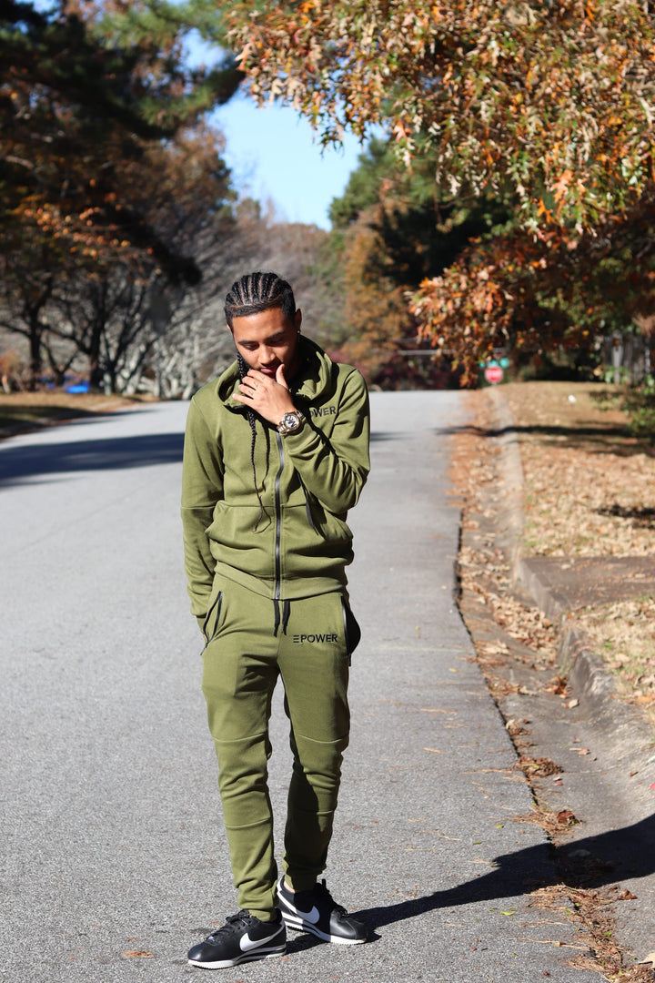 Olive Green PerTech Tracksuit